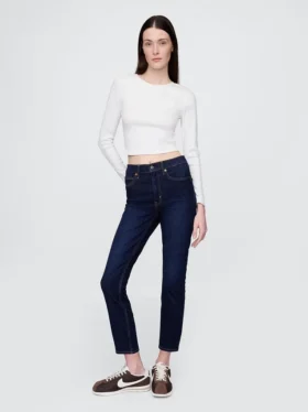 Vaqueros slim vintage de talle alto