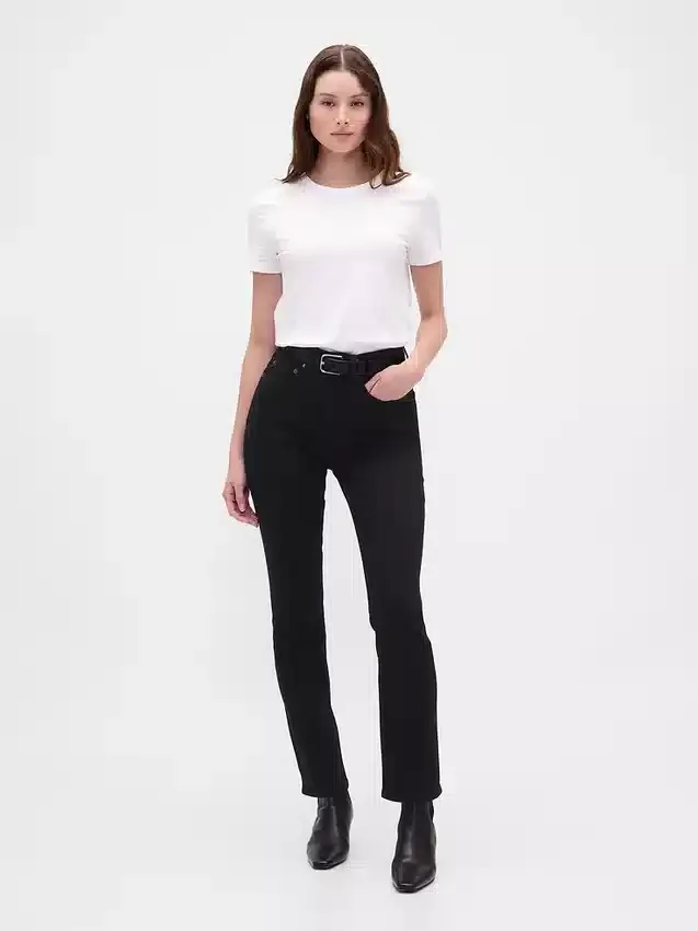 Vaqueros slim vintage de talle alto