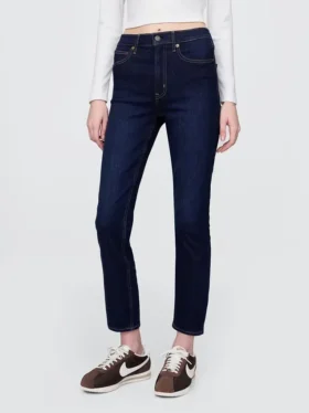 Vaqueros slim vintage de talle alto
