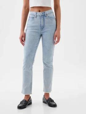 Vaqueros slim vintage de talle alto
