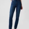 Vaqueros slim vintage de talle alto