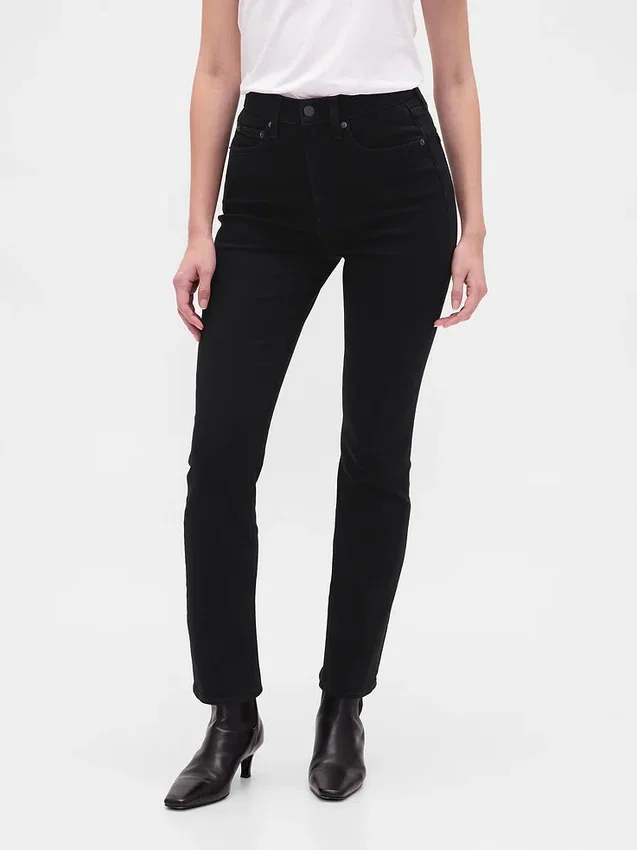 Vaqueros slim vintage de talle alto