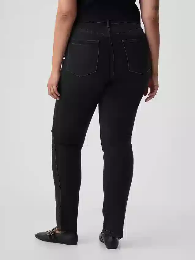 Vaqueros slim vintage de talle alto