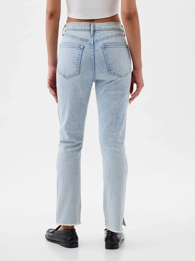Vaqueros slim vintage de talle alto