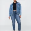 Vaqueros slim vintage de talle alto