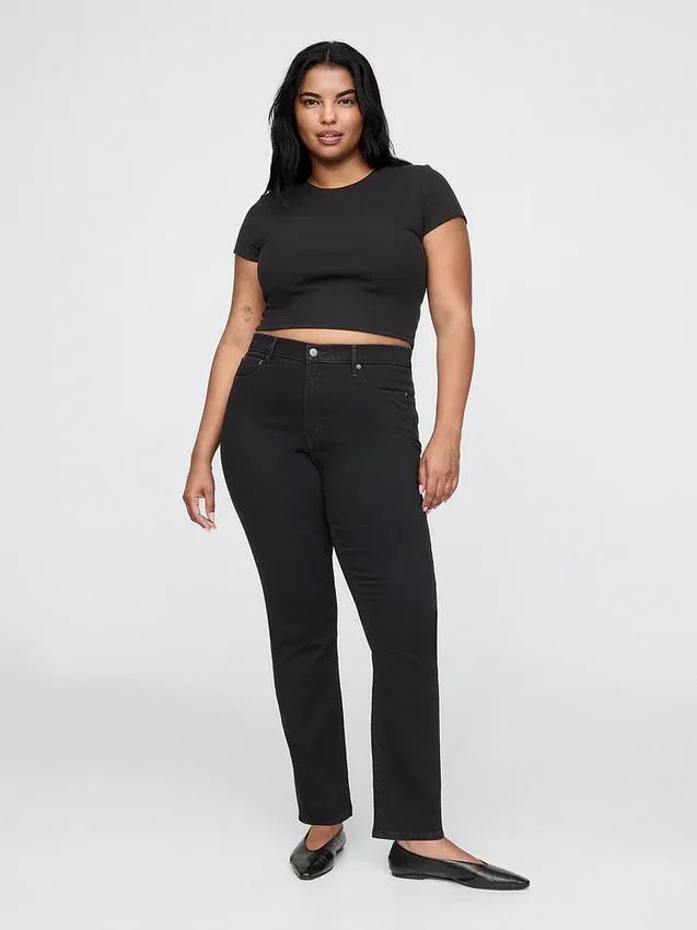 Vaqueros slim vintage de talle alto