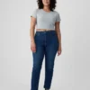 Vaqueros slim vintage de talle alto