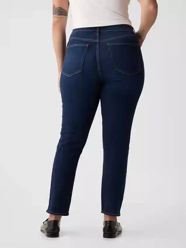 Vaqueros slim vintage de talle alto