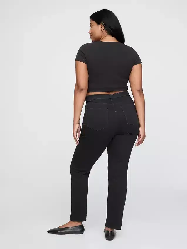 Vaqueros slim vintage de talle alto