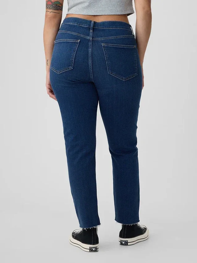 Vaqueros slim vintage de talle alto