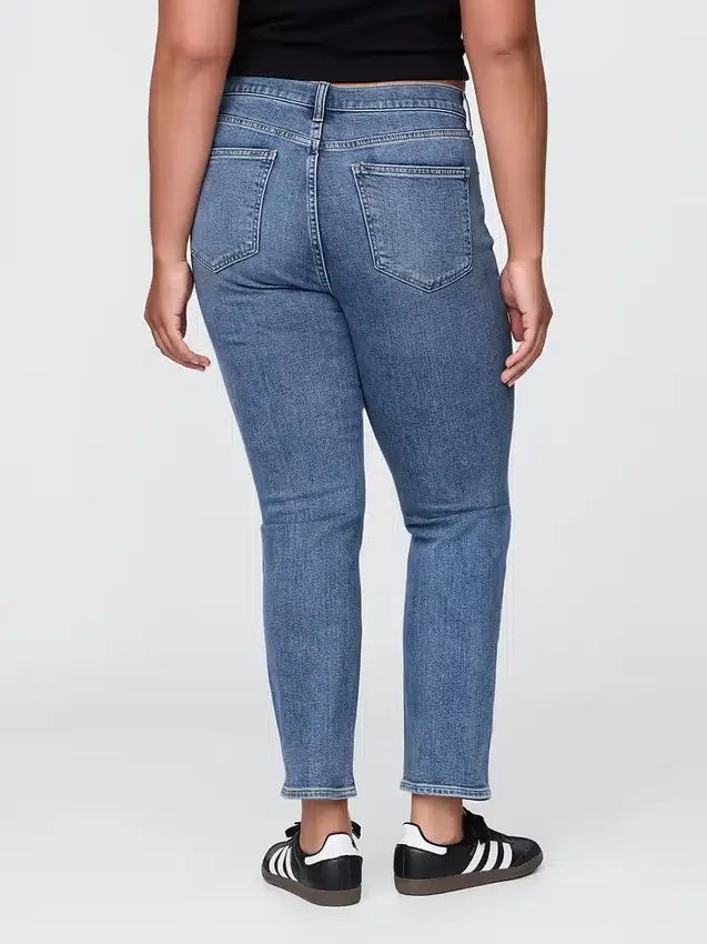 Vaqueros slim vintage de talle alto