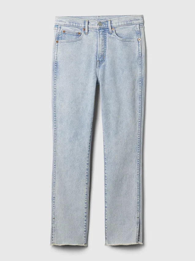 Vaqueros slim vintage de talle alto