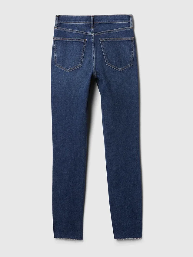 Vaqueros slim vintage de talle alto