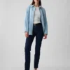 Vaqueros slim vintage de talle medio
