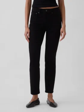 Vaqueros slim vintage de talle medio