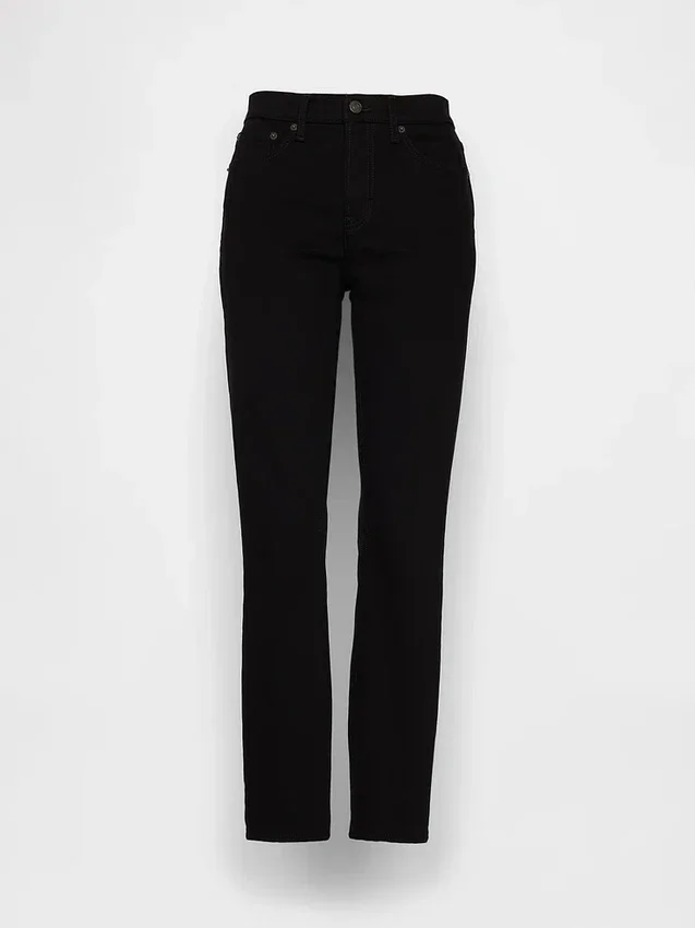 Vaqueros slim vintage de talle medio