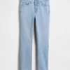 Vaqueros slim vintage de talle medio