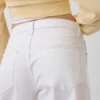 Vaqueros tipo culotte de mezclilla de talle alto