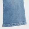 Vaqueros tipo culotte de mezclilla de talle alto