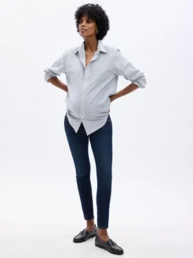 Vaqueros True Skinny de panel completo premamá