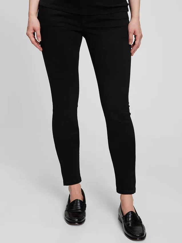 Vaqueros True Skinny de panel completo premamá