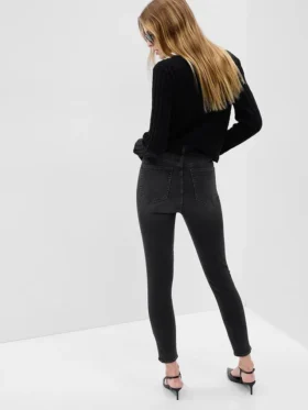 Vaqueros True Skinny de talle alto