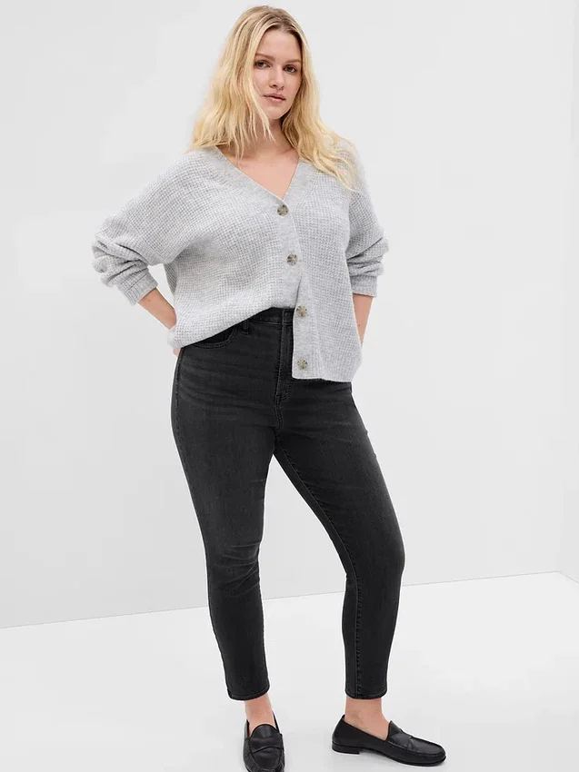 Vaqueros True Skinny de talle alto