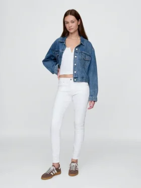 Vaqueros True Skinny de talle medio