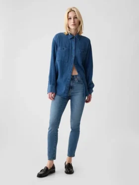 Vaqueros True Skinny de talle medio