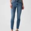 Vaqueros True Skinny de talle medio
