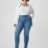 Vaqueros True Skinny de talle medio