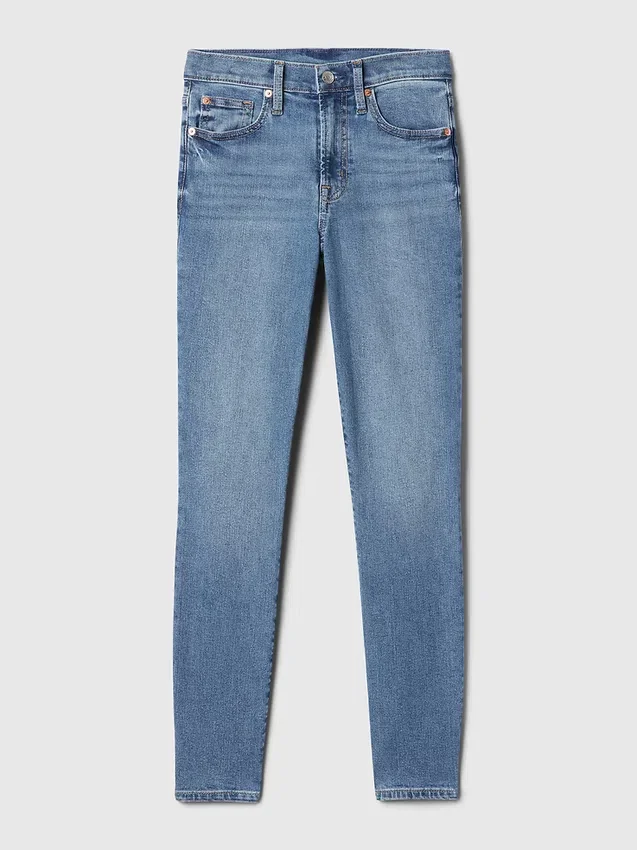 Vaqueros True Skinny de talle medio