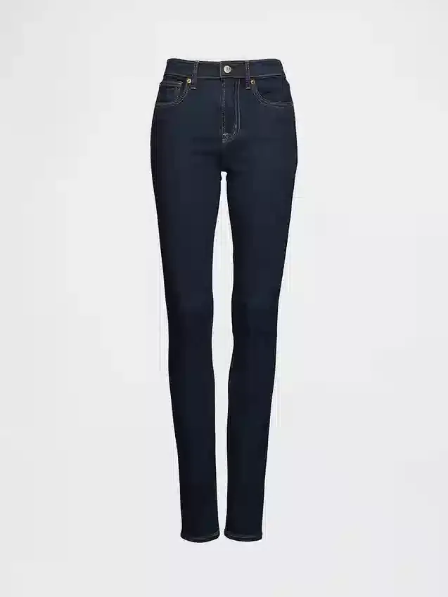Vaqueros True Skinny de talle medio