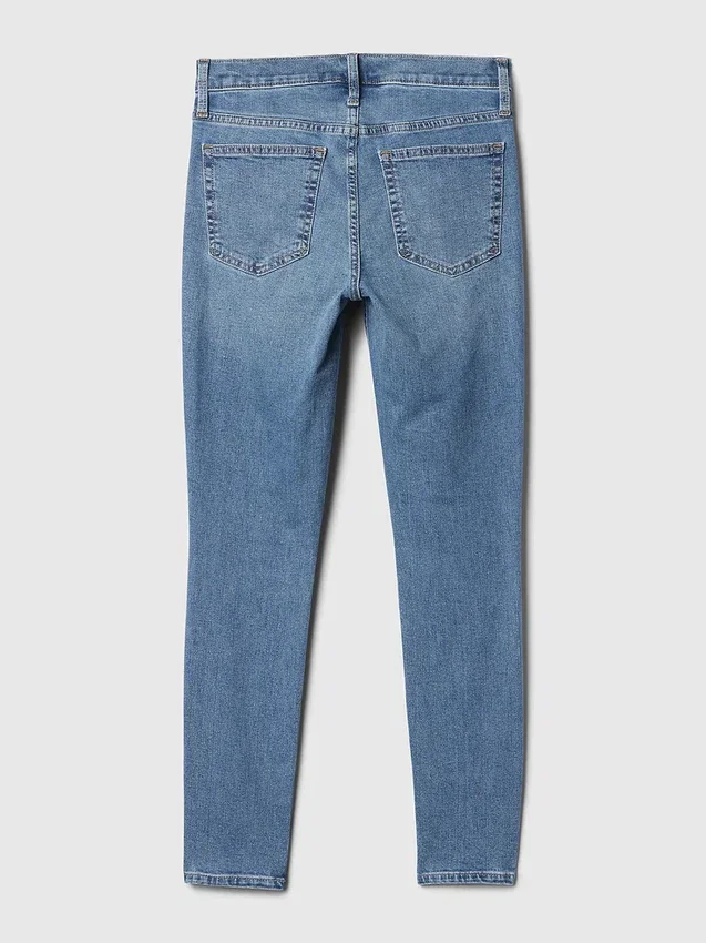 Vaqueros True Skinny de talle medio