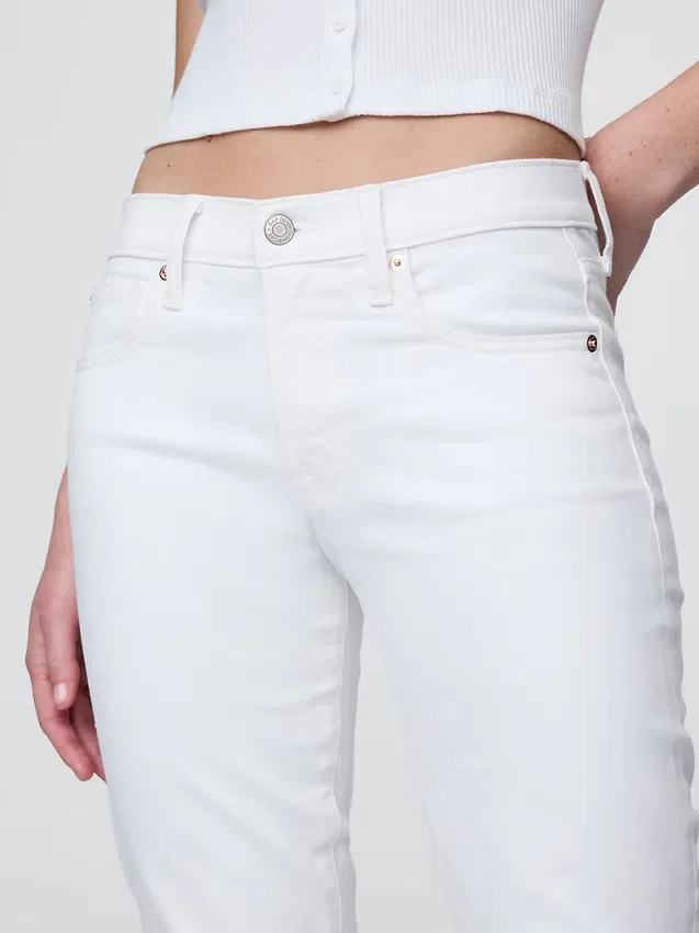 Vaqueros True Skinny de talle medio