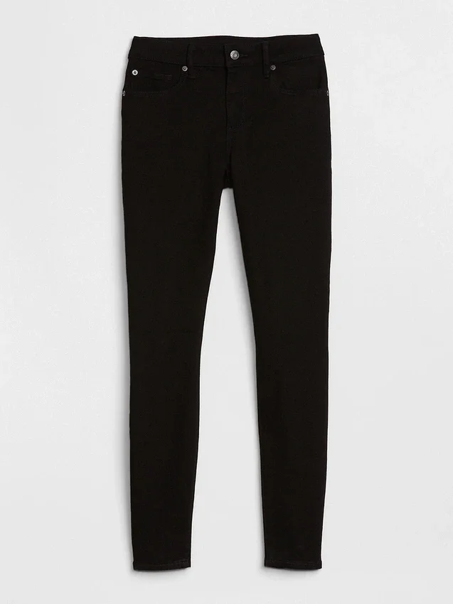 Vaqueros True Skinny de talle medio para curvas