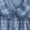 Vestido a cuadros con cuello para bebé