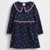 Vestido con cuello para bebés y niños pequeños