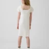 Vestido de jerséu de ganchillo para niños