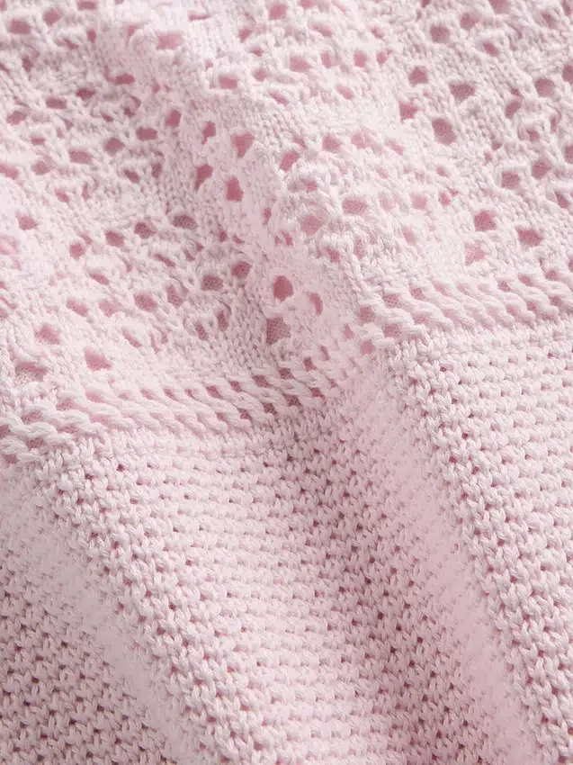 Vestido de jerséu de ganchillo para niños