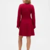 Vestido de jerséu mini elástico CashSoft
