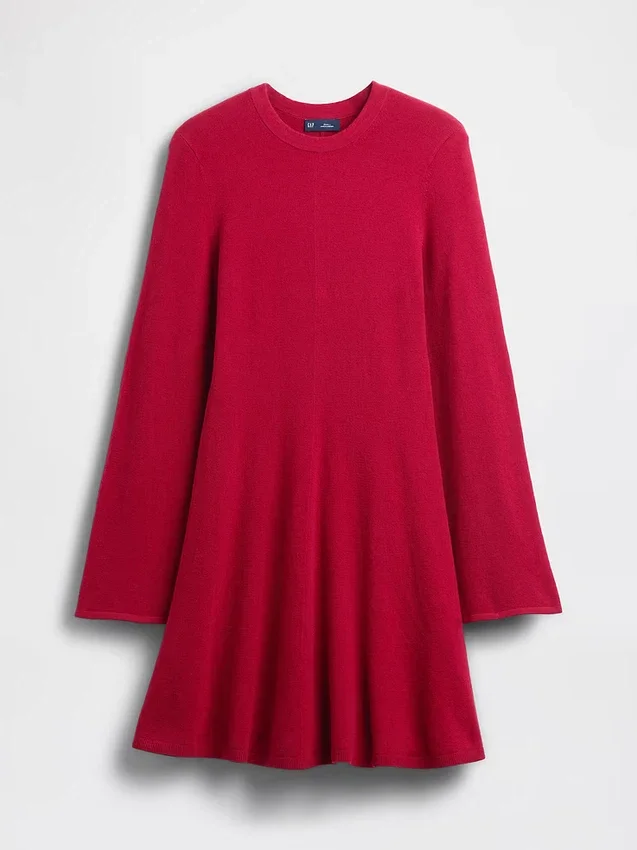 Vestido de jerséu mini elástico CashSoft