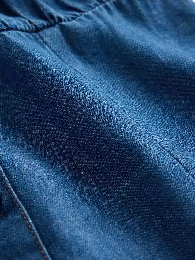 Vestido de mezclilla para niños con cintura baja