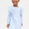Vestido de sudadera de tul para bebés y niños pequeños
