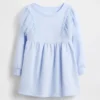 Vestido de sudadera de tul para bebés y niños pequeños