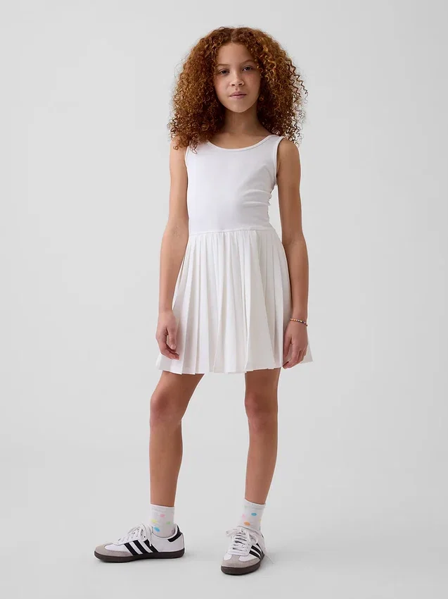 Vestido de tenis plisado para niñas