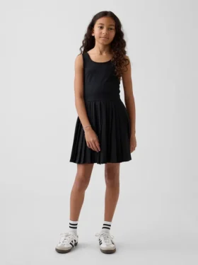 Vestido de tenis plisado para niñas