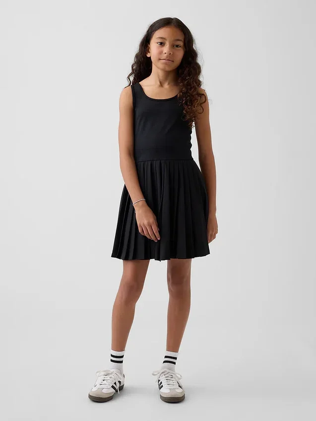 Vestido de tenis plisado para niñas