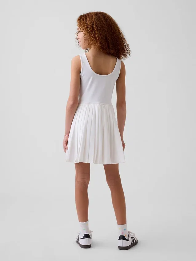 Vestido de tenis plisado para niñas