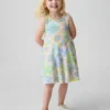 Vestido de tirantes con vuelo para bebés y niños, combinable